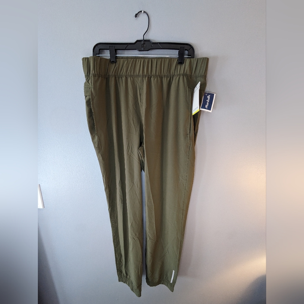 Balance Collection Active Wear Pants Olive Large